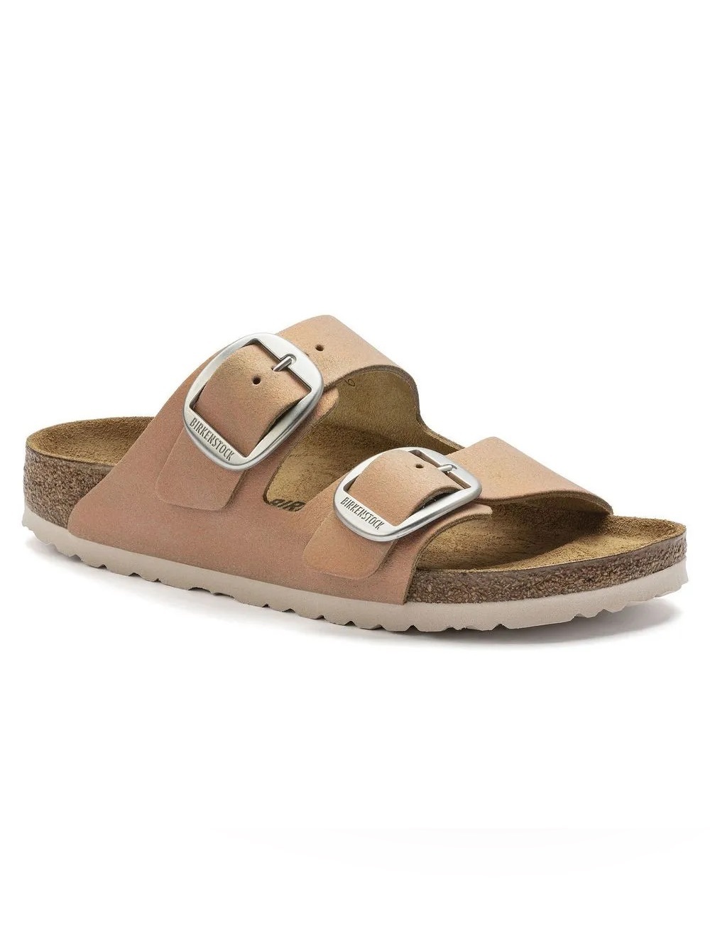 Birkenstock Arizona Big Buckle Beige Nubuck Leather Sandals